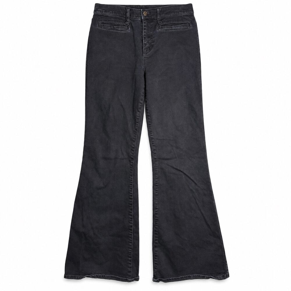 Madewell Women’s Size 30 Black Flea Market Flare High-Rise Jeans
